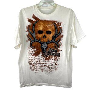 Bone Collector Sz XL Mens The Brotherhood Double Sided Short Sleeve T-Shirt